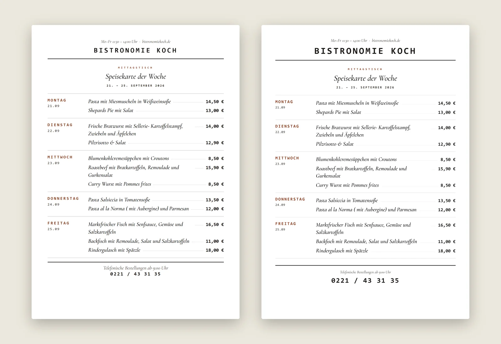 Bistronomie Koch — Visual 4