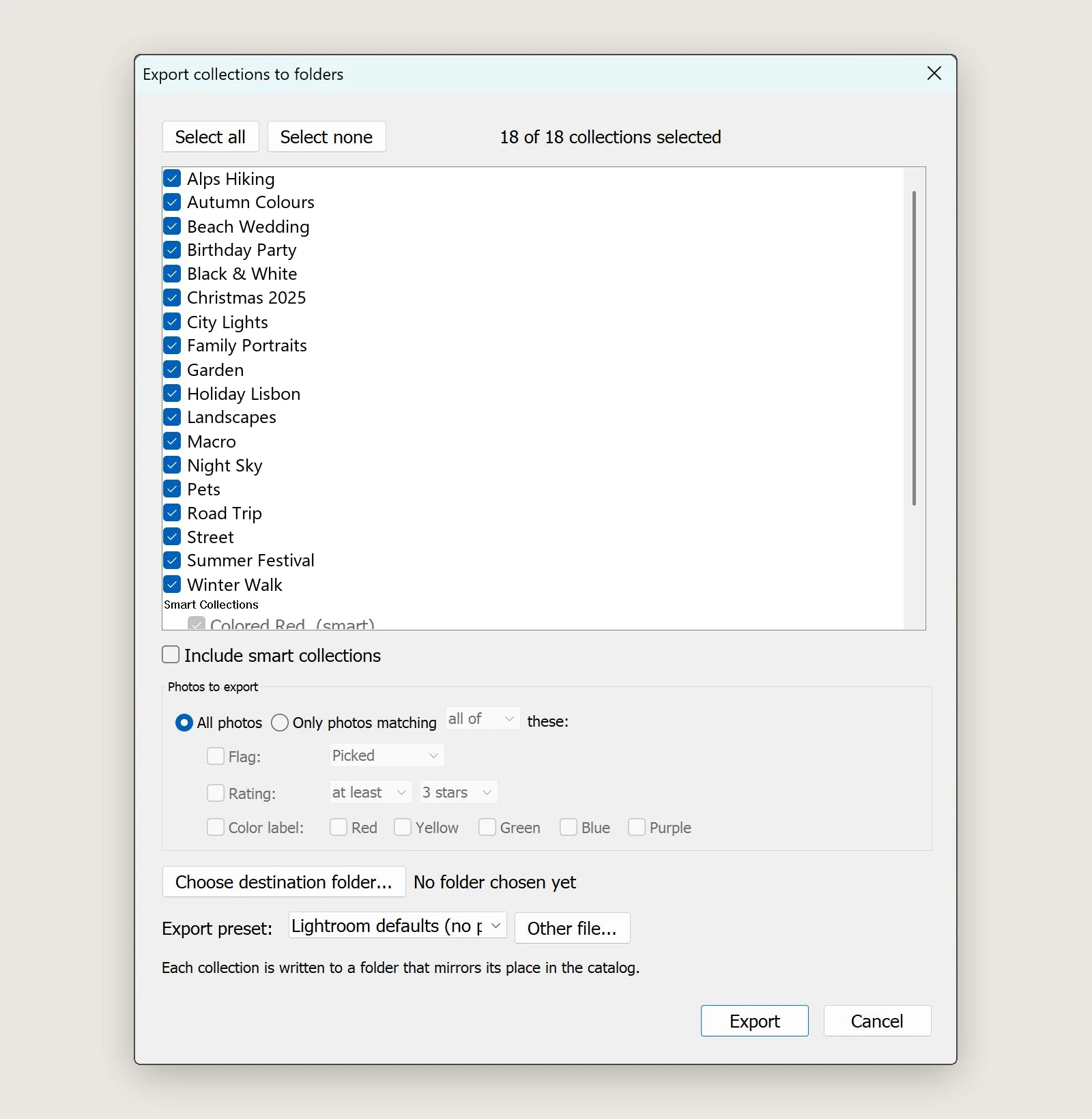 Collections2Folders — Visual 1